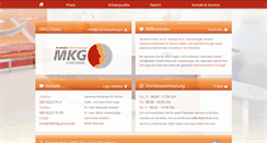 Desktop Screenshot of mkg-praxis.de