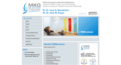 Desktop Screenshot of mkg-praxis.eu