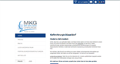 Desktop Screenshot of mkg-praxis.com