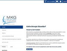 Tablet Screenshot of mkg-praxis.com